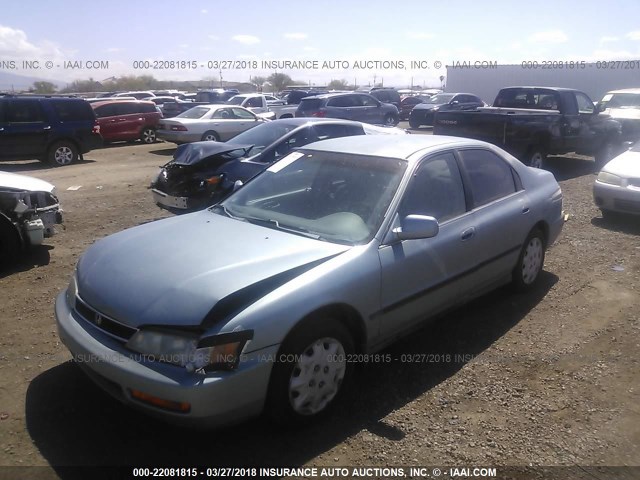 1HGCD5532TA280215 - 1996 HONDA ACCORD LX/EX TURQUOISE photo 2