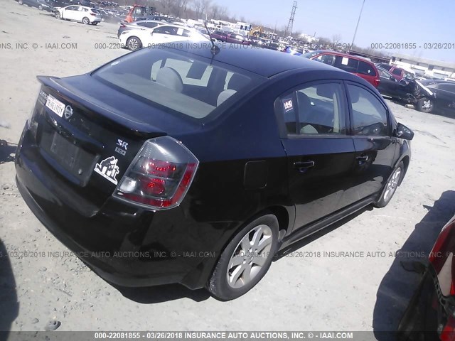 3N1AB61E19L676441 - 2009 NISSAN SENTRA 2.0/2.0S/2.0SL BLACK photo 4