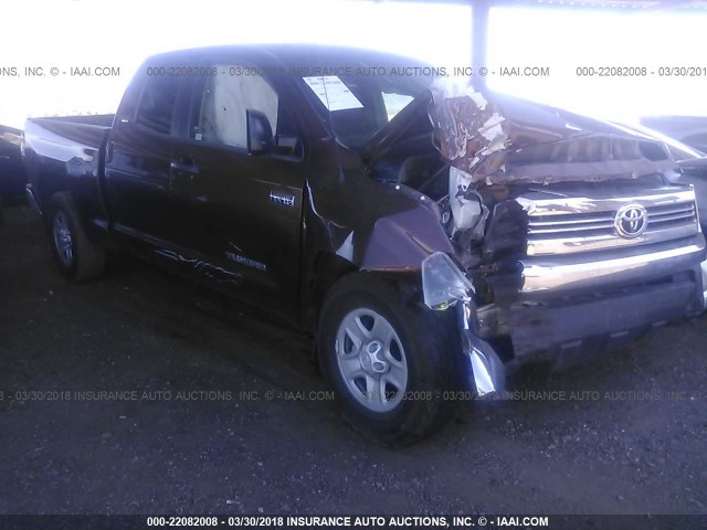 5TFUW5F19GX502052 - 2016 TOYOTA TUNDRA DOUBLE CAB SR/SR5 BROWN photo 1