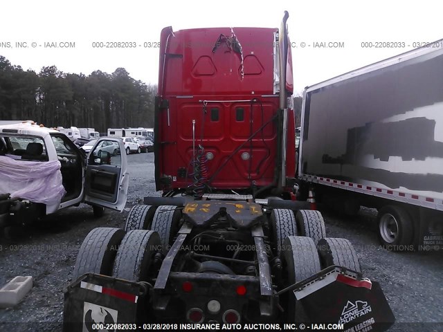 1FUJGLDR0BSAT0645 - 2011 FREIGHTLINER CASCADIA 125  RED photo 8