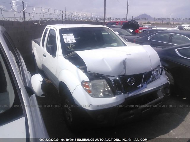 1N6BD0CT7BC415284 - 2011 NISSAN FRONTIER S/SV WHITE photo 1