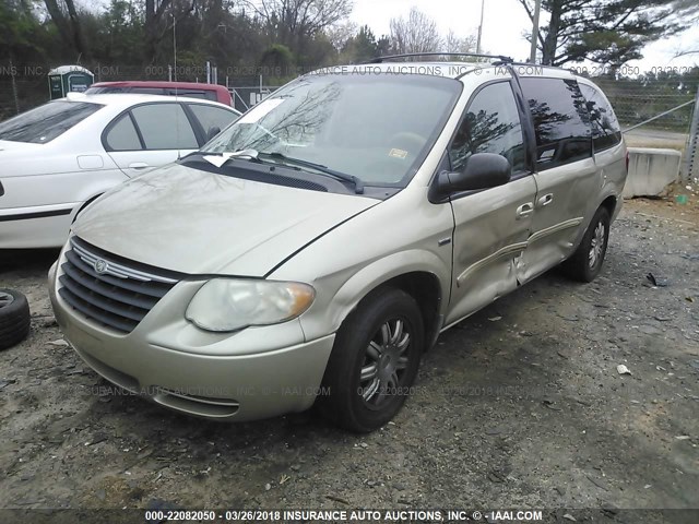 2A4GP54L46R690064 - 2006 CHRYSLER TOWN & COUNTRY TOURING Champagne photo 2