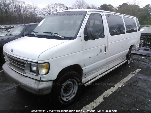 1FBJS31H0PHA46299 - 1993 FORD ECONOLINE E350 SUPER DUTY WHITE photo 2