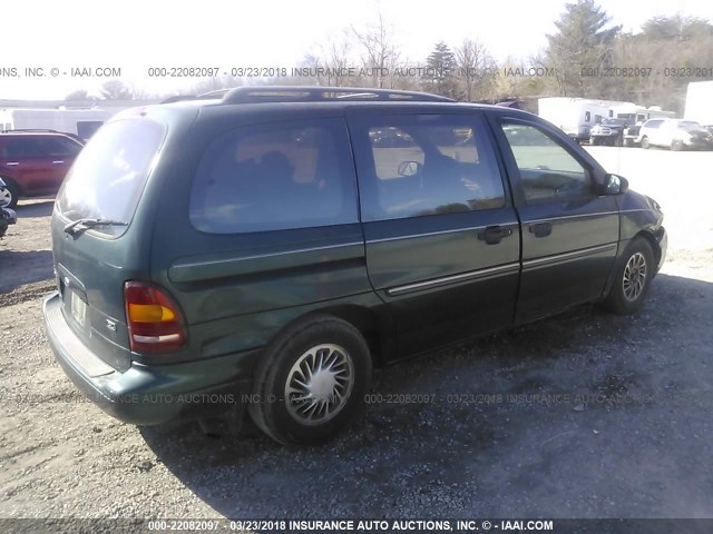 2FMDA5140WBA29269 - 1998 FORD WINDSTAR WAGON GREEN photo 4