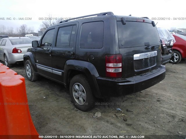 1J4PP2GK9BW559134 - 2011 JEEP LIBERTY SPORT GRAY photo 3