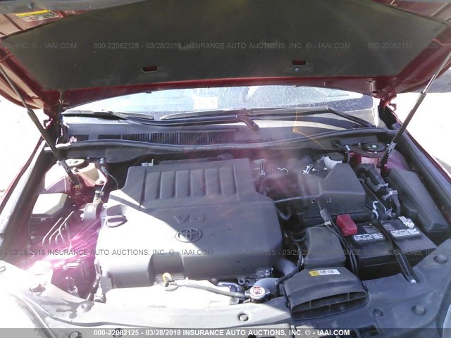 4T1BK1FK7HU581210 - 2017 TOYOTA CAMRY XSE/XLE Qırmızı foto 10