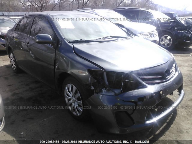 2T1BU4EE6DC989538 - 2013 TOYOTA COROLLA S/LE GRAY photo 1