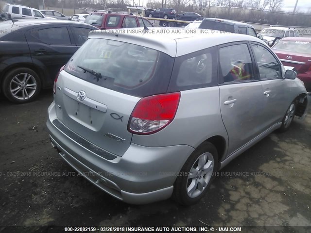 2T1KR32E93C129681 - 2003 TOYOTA COROLLA MATRIX XR SILVER photo 4