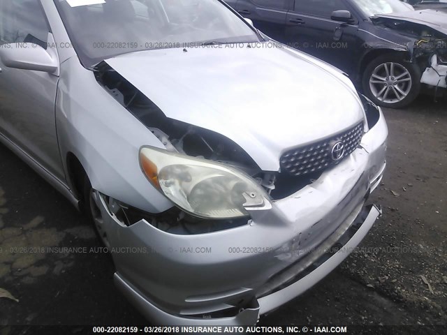 2T1KR32E93C129681 - 2003 TOYOTA COROLLA MATRIX XR SILVER photo 6