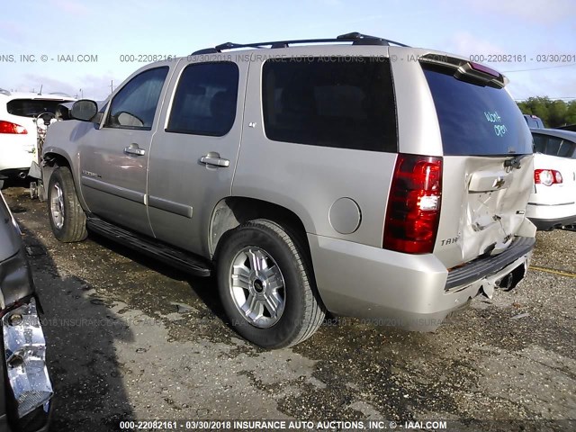 1GNEC23399R161591 - 2009 CHEVROLET TAHOE C1500 LT SILVER photo 3