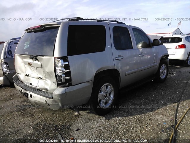 1GNEC23399R161591 - 2009 CHEVROLET TAHOE C1500 LT SILVER photo 4