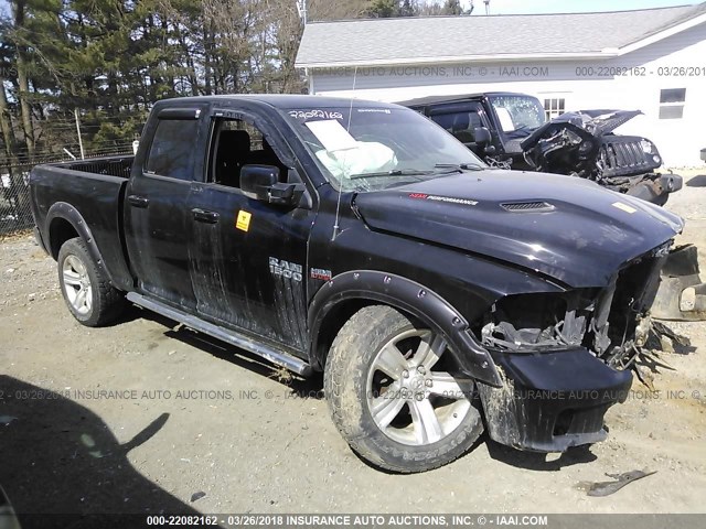 1C6RR7HT9ES207431 - 2014 RAM 1500 SPORT BLACK photo 1