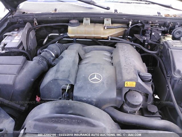 4JGAB54E81A271235 - 2001 MERCEDES-BENZ ML 320 BLUE photo 10