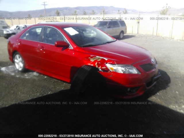 4T1BF3EK3BU750342 - 2011 TOYOTA CAMRY SE/LE/XLE RED photo 1