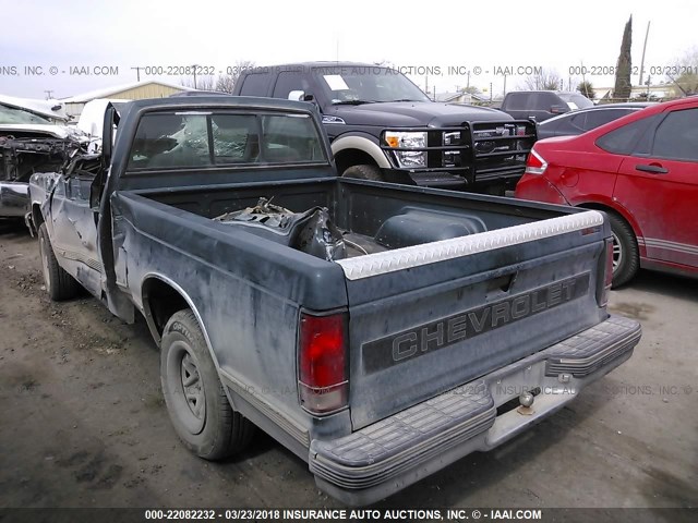 1GCCS14Z0P8176130 - 1993 CHEVROLET S TRUCK S10 GREEN photo 3