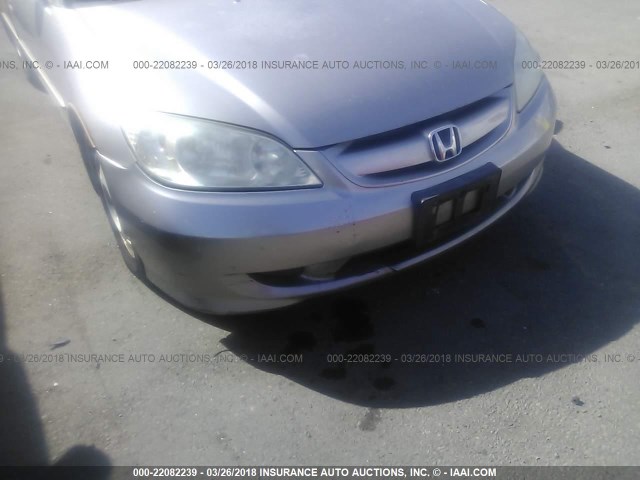 JHMES96644S007851 - 2004 HONDA CIVIC HYBRID GRAY photo 6