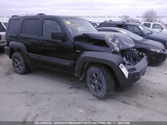 1J4PN3GK3AW151643 - 2010 JEEP LIBERTY RENEGADE 黑色 照片 1