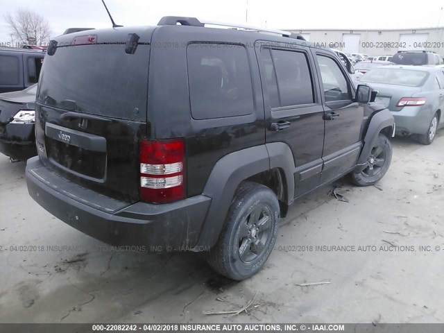 1J4PN3GK3AW151643 - 2010 JEEP LIBERTY RENEGADE 黑色 照片 4
