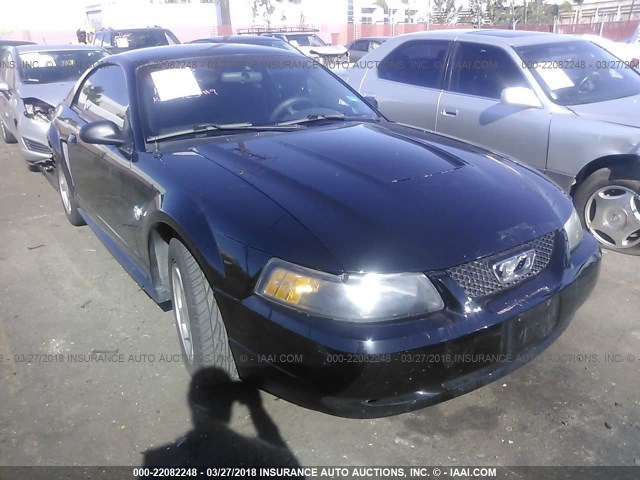 1FAFP40494F117469 - 2004 FORD MUSTANG BLACK photo 1