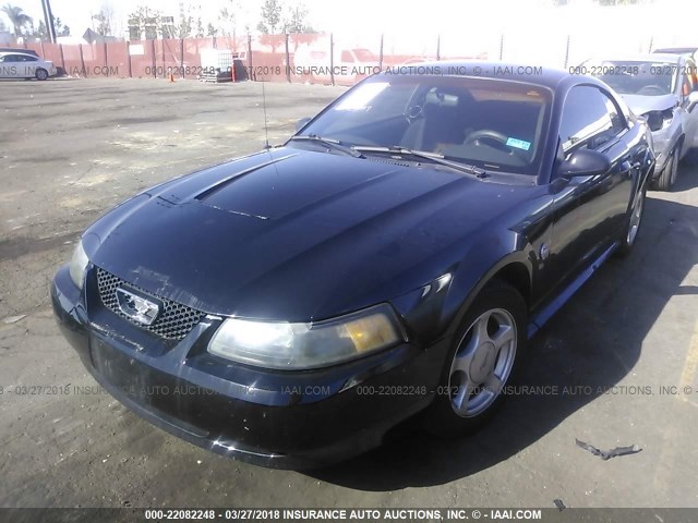 1FAFP40494F117469 - 2004 FORD MUSTANG BLACK photo 2