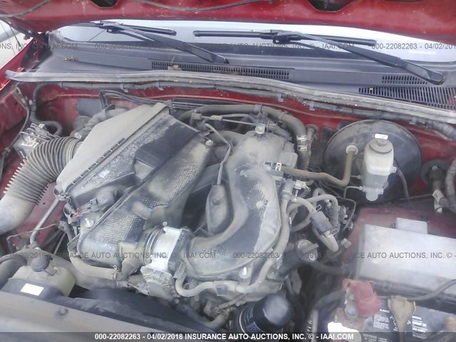 5TEUU42N67Z453748 - 2007 TOYOTA TACOMA ACCESS CAB Rot Foto 10