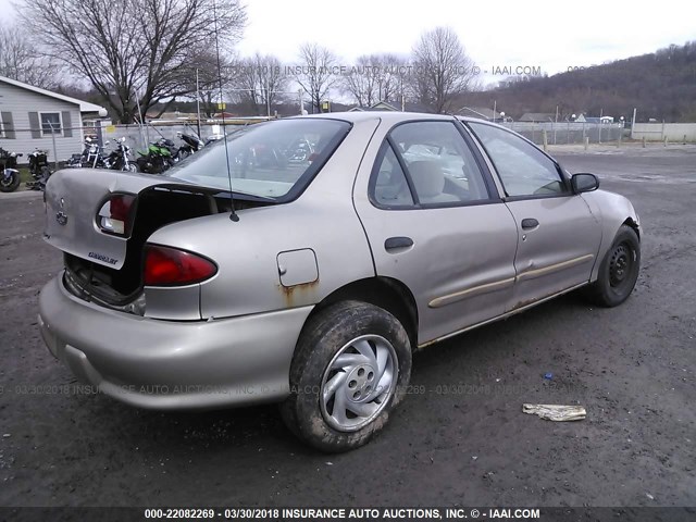 1G1JF5248T7260487 - 1996 CHEVROLET CAVALIER LS GOLD photo 4