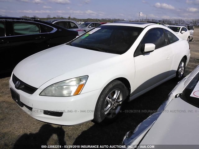 1HGCM72636A005709 - 2006 HONDA ACCORD EX WHITE photo 2