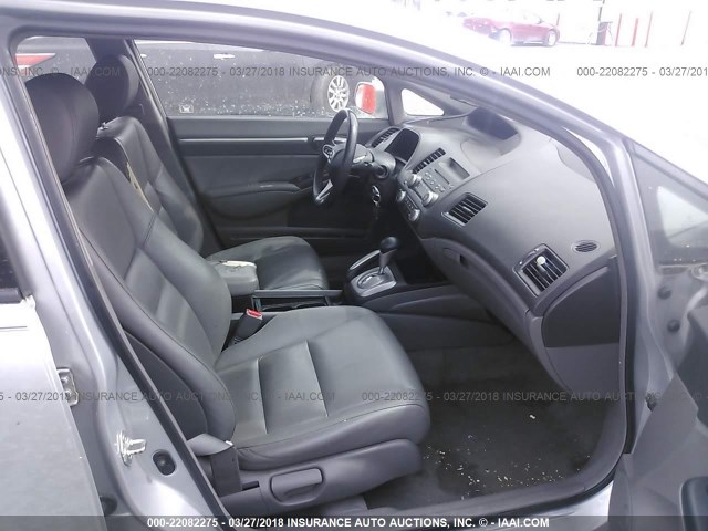 2HGFA1F98AH504684 - 2010 HONDA CIVIC EXL ვერცხლისფერი ფოტო 5