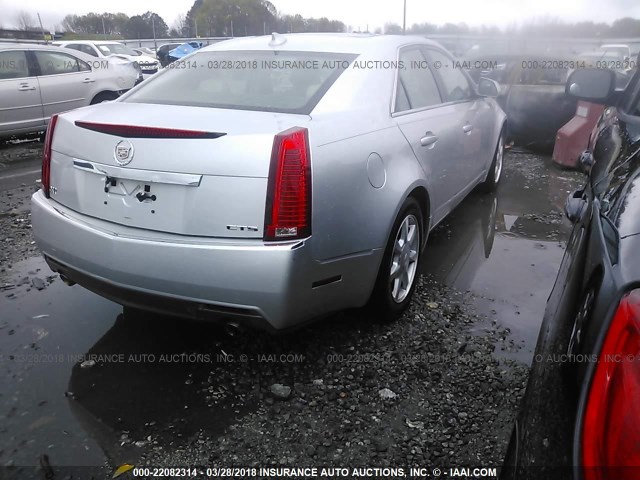 1G6DF577590136463 - 2009 CADILLAC CTS SILVER photo 4