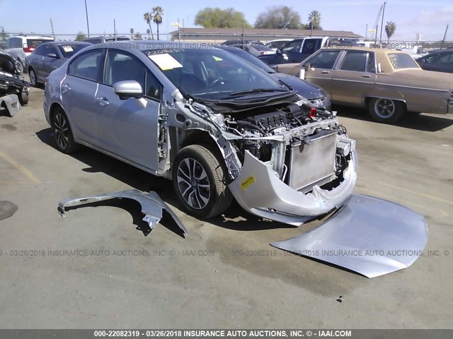 19XFB2F88EE272162 - 2014 HONDA CIVIC EX SILVER photo 1