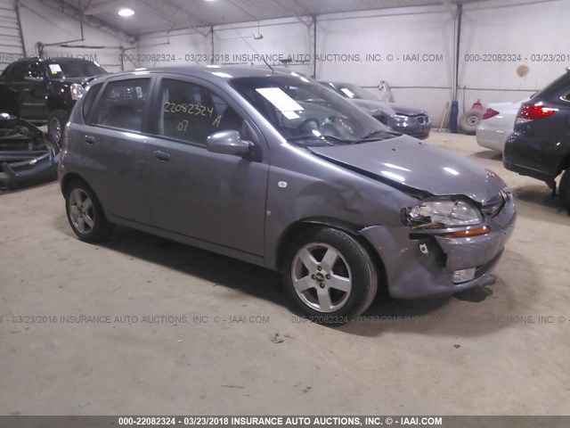 KL1TD66607B786596 - 2007 CHEVROLET AVEO LS 灰色 照片 1