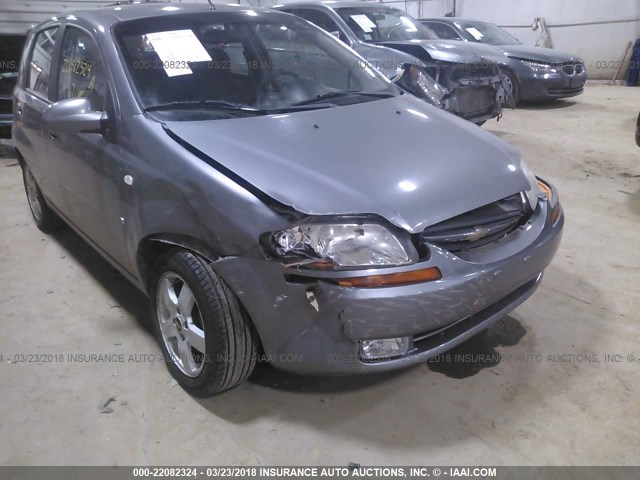 KL1TD66607B786596 - 2007 CHEVROLET AVEO LS 灰色 照片 6
