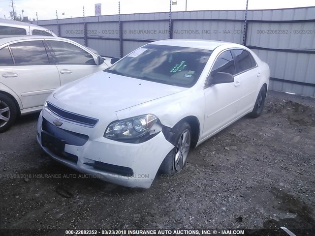 1G1ZA5E08CF398935 - 2012 CHEVROLET MALIBU LS 白色 照片 2