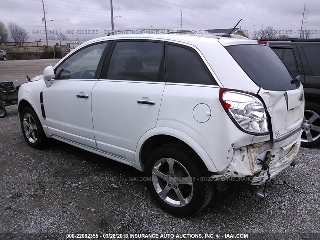 3GNFL4E55CS595543 - 2012 CHEVROLET CAPTIVA SPORT/LTZ WHITE photo 3