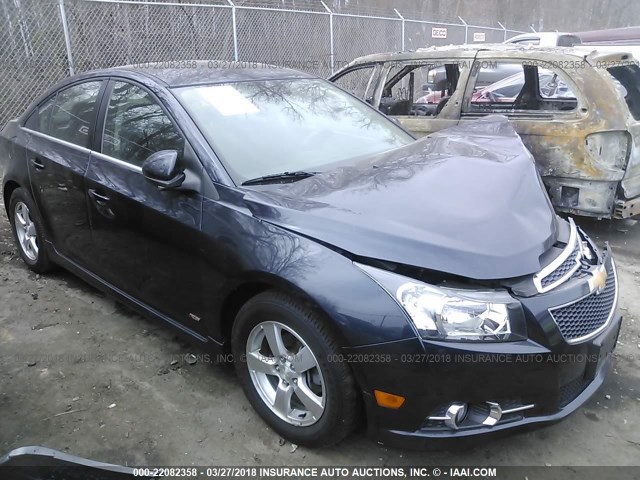 1G1PC5SB1E7251389 - 2014 CHEVROLET CRUZE LT Dark Blue photo 1