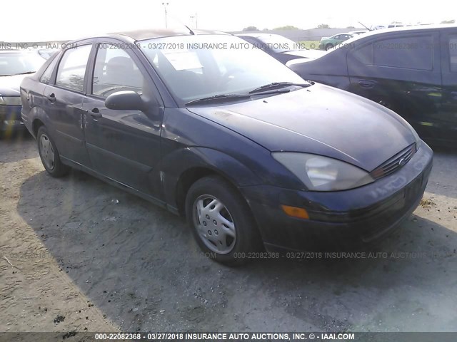 1FAFP33P64W183235 - 2004 FORD FOCUS LX BLUE photo 1