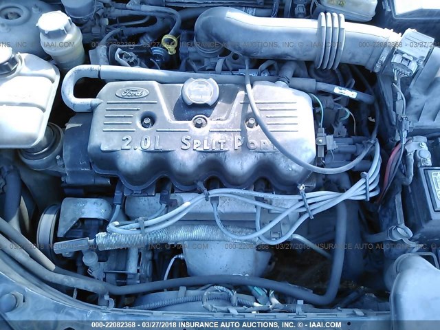 1FAFP33P64W183235 - 2004 FORD FOCUS LX BLUE photo 10