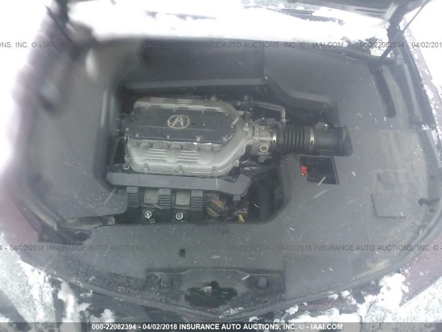 19UUA8F57DA002491 - 2013 ACURA TL TECH MAROON photo 10