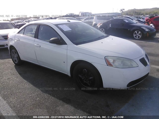 1G2ZG57B884146064 - 2008 PONTIAC G6 SE WHITE photo 1