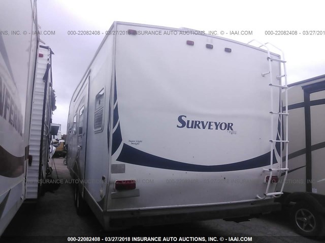 4X4FSVF257L010181 - 2007 SURVEYOR 306  WHITE photo 3