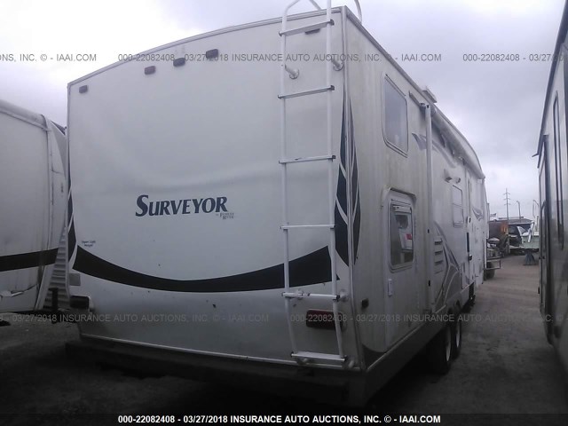 4X4FSVF257L010181 - 2007 SURVEYOR 306  WHITE photo 4