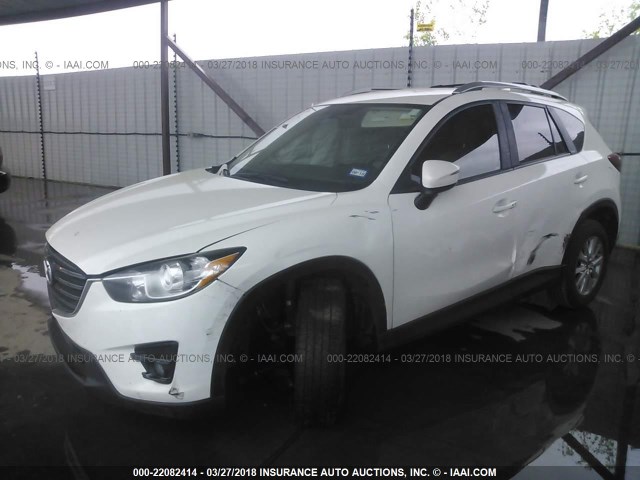 JM3KE2CY6G0655188 - 2016 MAZDA CX-5 TOURING Белый фото 2