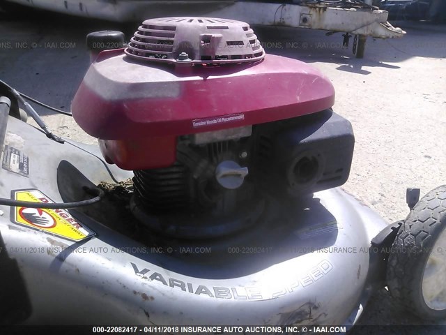 HRR2165VXA - 2000 LAWN MOWER SILVER photo 5