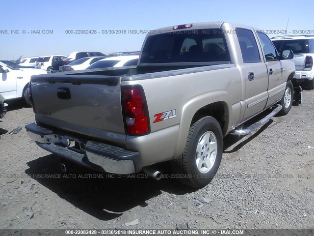 2GCEK13T961157972 - 2006 CHEVROLET SILVERADO K1500 TAN photo 4