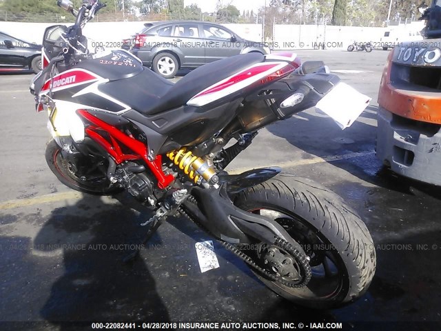 ZDM1YBTS7DB002591 - 2013 DUCATI HYPERMOTARD HYPERSTRADA RED photo 3