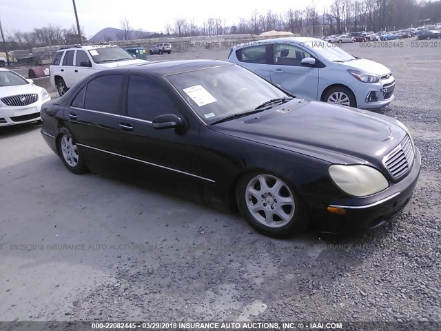 WDBNG70J9YA042982 - 2000 MERCEDES-BENZ S 430 BLACK photo 1