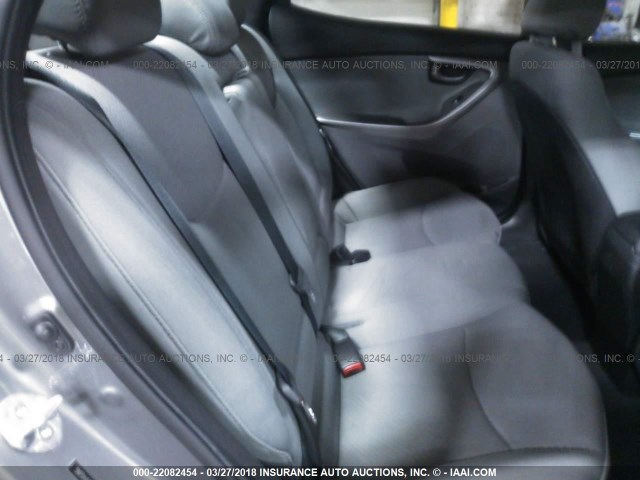 5NPDH4AE0DH338146 - 2013 HYUNDAI ELANTRA GLS/LIMITED GRAY photo 8