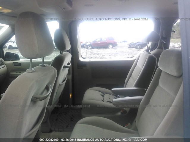 2FMZA52275BA50038 - 2005 FORD FREESTAR SEL GRAY photo 8