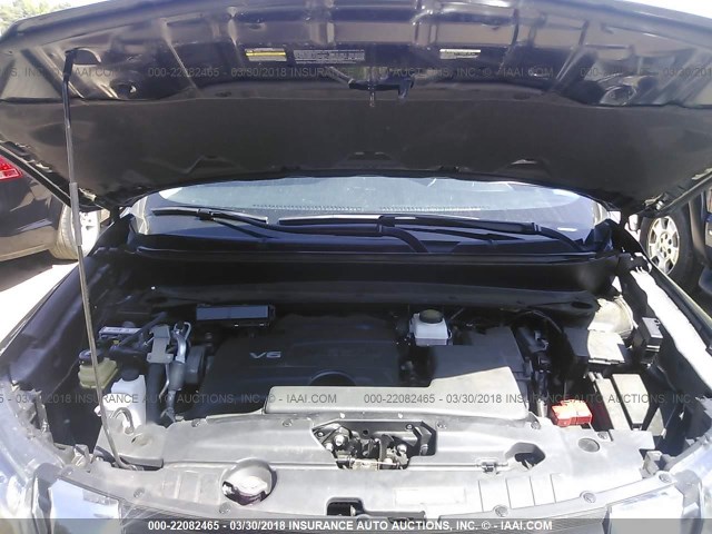 5N1DR2MNXHC625021 - 2017 NISSAN PATHFINDER S/SV/SL/PLATINUM 黑色 照片 10