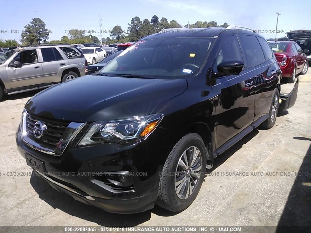 5N1DR2MNXHC625021 - 2017 NISSAN PATHFINDER S/SV/SL/PLATINUM 黑色 照片 2